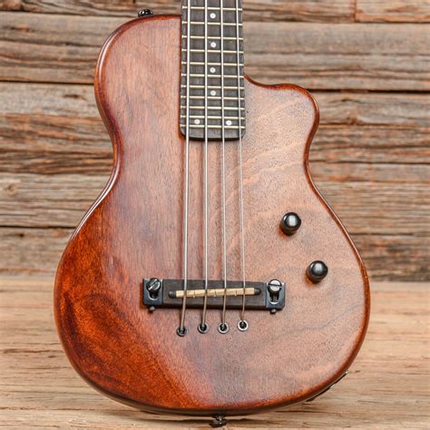 gold tone  bass micro  scale electric bass natural chicago