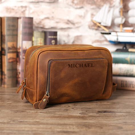 toiletry bag for men leather 14