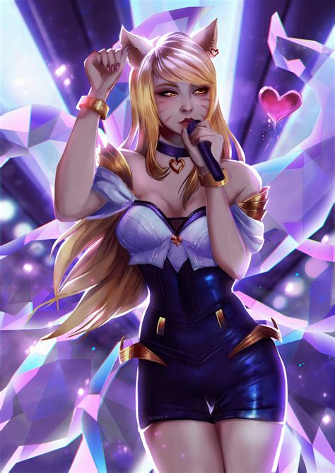 🔥 [30+] K/DA Ahri Wallpapers | WallpaperSafari