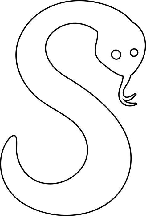 Snake line drawing for decoration. 24397384 Vector Art at Vecteezy
