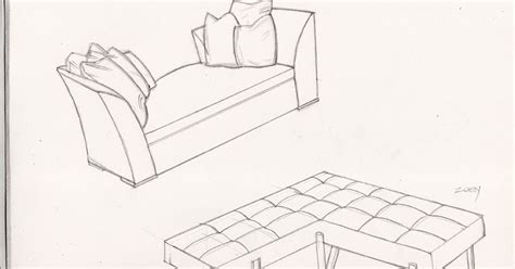 Illustration&Design: Furniture Sketches