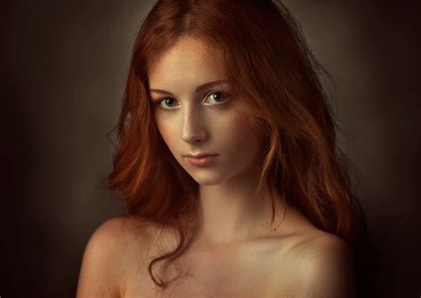 обои : лицо, женщины, Рыжая, портрет, длинные волосы, Фотография ...
