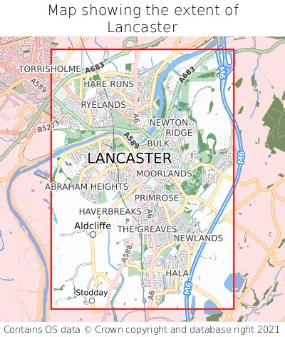 lancaster lancaster   map