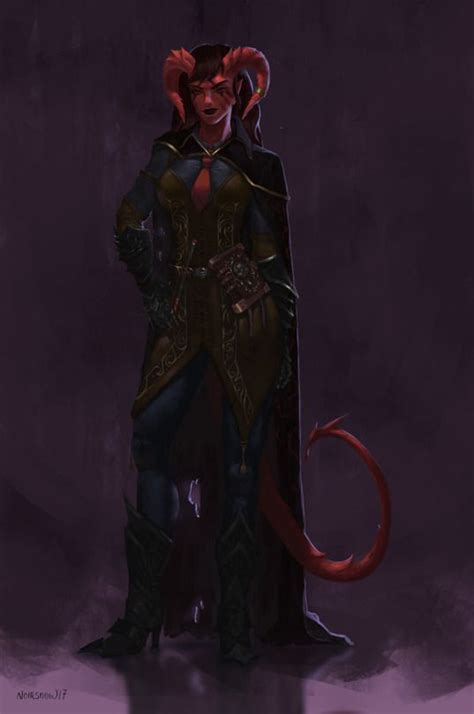 character portraits tiefling female character art