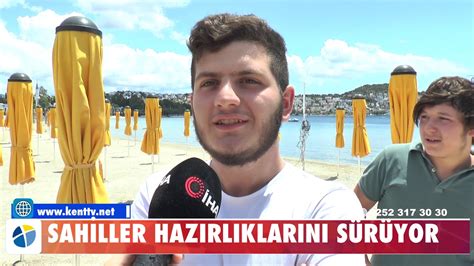 SAHİLLER HAZIRLIKLARINI SÜRÜYOR - YouTube
