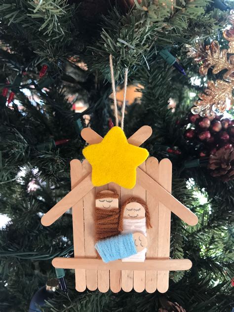Nativity Ornament Craft Nativity Scene Ornament Craft Kit - Etsy