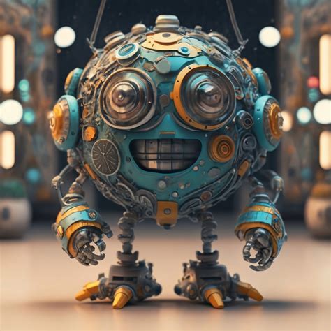 rusty robot raising hands  stock photo public domain pictures