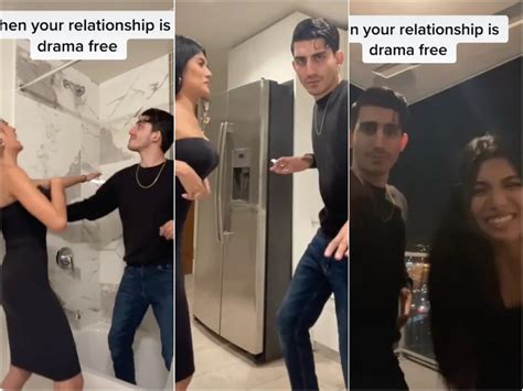 TikTok video of couple celebrating drama-free relationship emerges