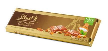 Lindt Млечен шоколад с бадеми и шам фъстък 300 гр, Продуктови Категории ...