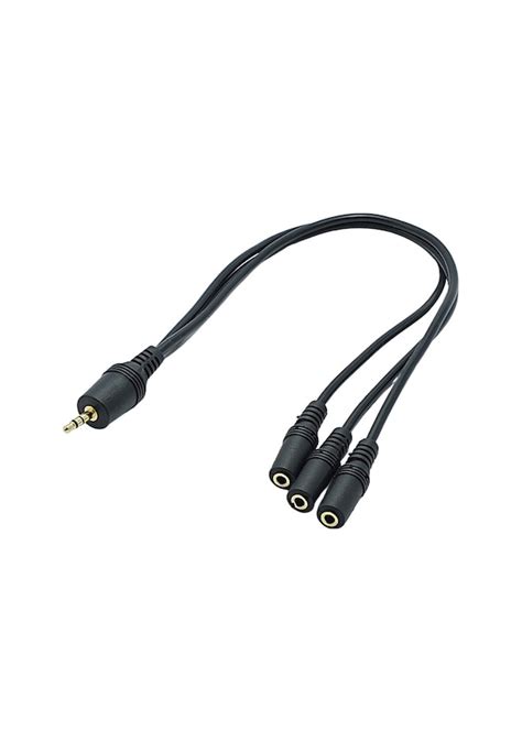 1 Stereo 3.5Mm Erkek. 3 Stereo 3.5Mm Dişi Ses Dağıtıcı Aux Kablo ... 
