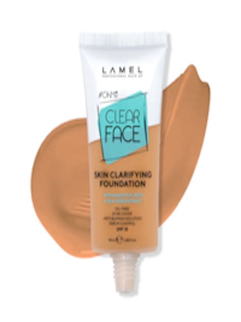 Buy LAMEL Oh My Clear SPF15 Face Foundation With Tea Tree 40 Ml Medium ...
