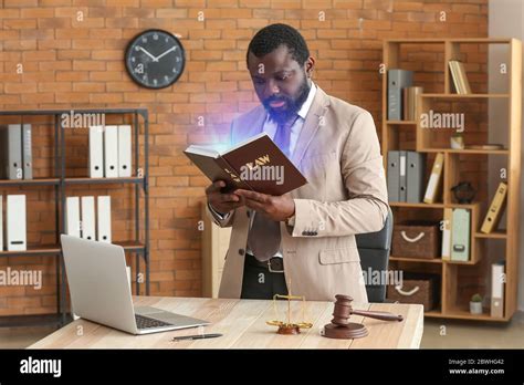 lawyer judge reading documents  res stock photography  images alamy