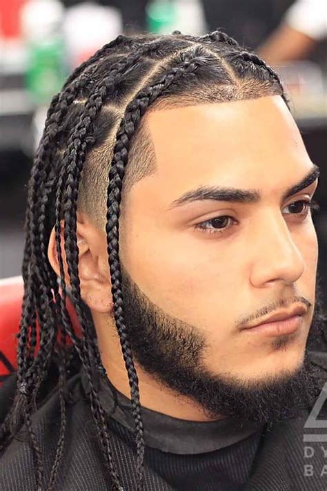 box braids styles  men