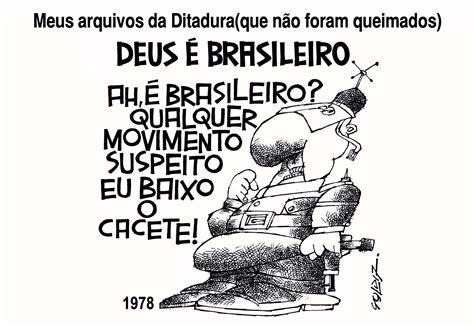 Charge Da Ditadura Militar