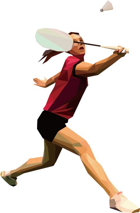 Download Badminton Png Download - Badminton Player Transparent ...