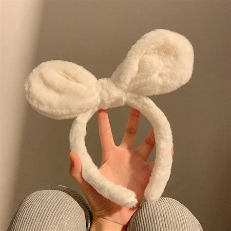 Ободок ободок с кроличьими ушками модная повязка для волос женский, с ...