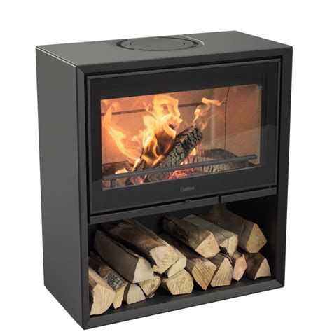 Стальная печь Contura 310G со стеклянной дверцей (Швеция)