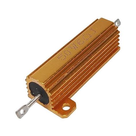 Rezystor 50W 6 Ohm w Aluminiowej Obudowie do Świateł LED Samochodowych