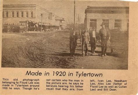 Tylertown, Mississippi ~1920 : r/mississippi