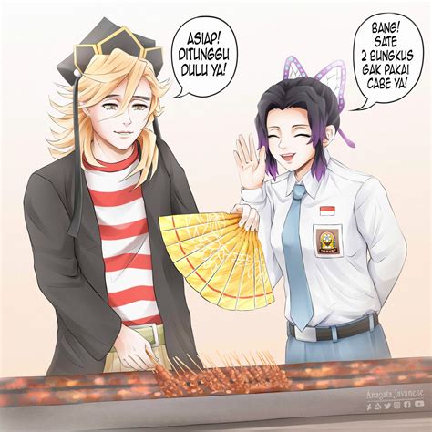 Douma and Kochou Shinobu (AU) | Demon Slayer, Anagata Javanese in 2025