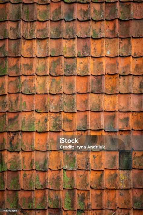 tekstur genteng genteng bahan rumah atap ulangi pola genteng desain