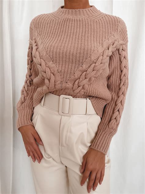 EMBER sweater nude :: EVERLY