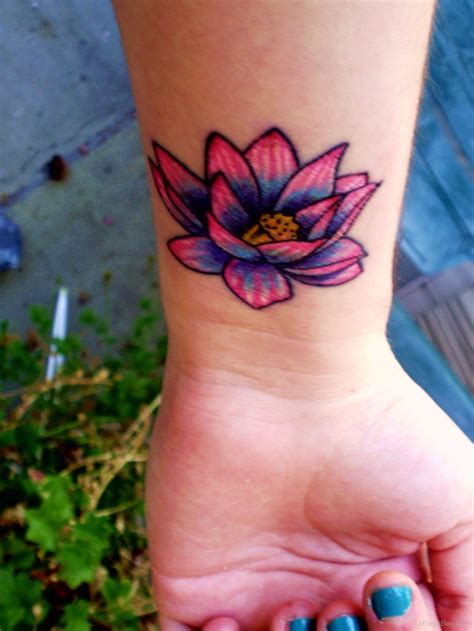 Beautiful And Delicate Designs For Flower Tattoos For Wrist That Offer A Touch Of Natural Elegance