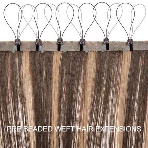 Pre Beaded Weft Hair Extensions | Wholesale Jiffy hair factory