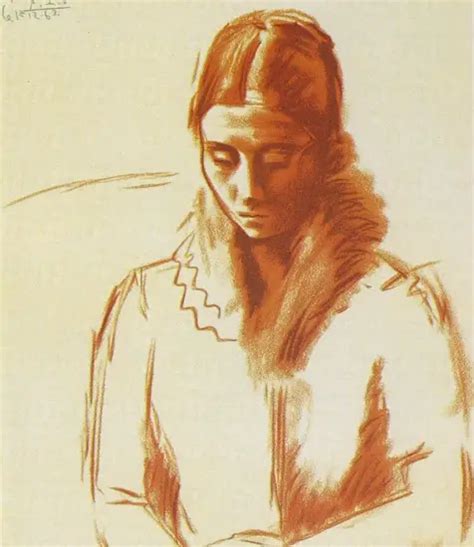 Pablo Picasso — Portrait of Olga, 1923