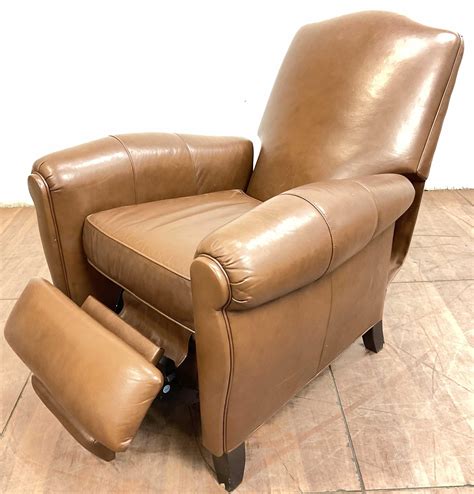 Lot - Ethan Allen Traditional Style Leather Recliner