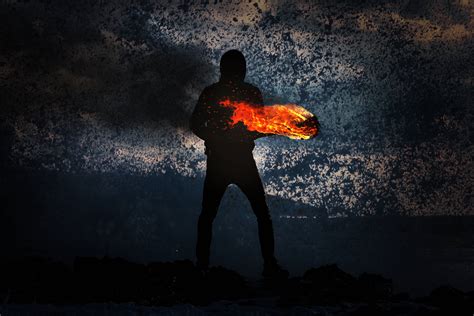 Naked fire man - hospitalbasta