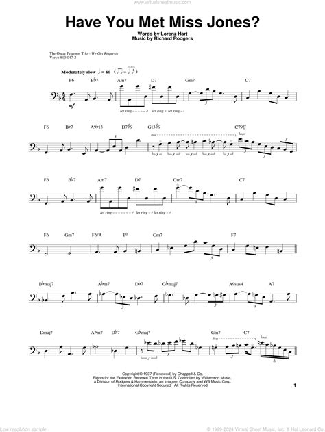 Ray Brown: Have You Met Miss Jones? sheet music for brass ensemble