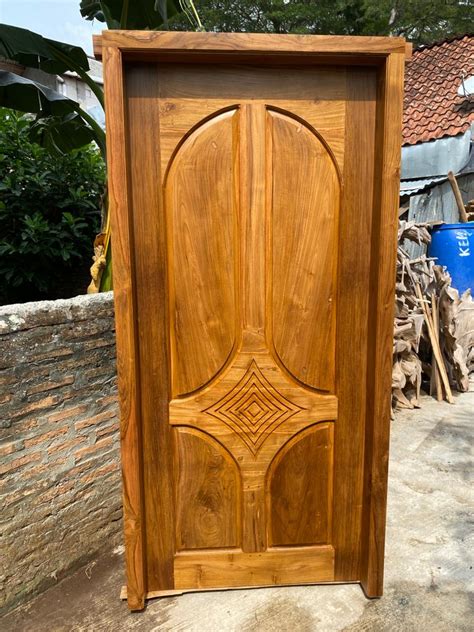 inovasi model pintu kayu jati terbaru  giri jati girijati furniture
