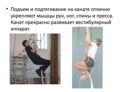 Лазанье по канату - презентация онлайн