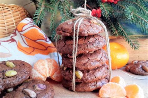 Шоколадное печенье с фисташками рецепт с фото пошагово - 1000.menu
