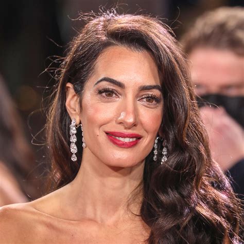 Amal Clooney Dazzles In A One-Shoulder Sequined Silver Gown - SHEfinds