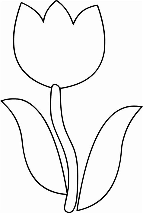 31+ Desenhos de Tulipa (Flores) para Imprimir e Colorir/Pintar