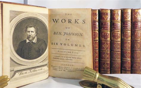 WORKS OF BEN JONSON. With a Biographical Memoir by William Gifford ...