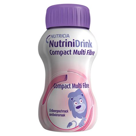 NUTRINIDRINK Compact MultiFibre Erdbeere 4x125 Milliliter online ...