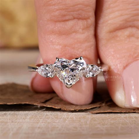 Heart Shaped Diamond Ring With Timeless Beauty and Sparkle