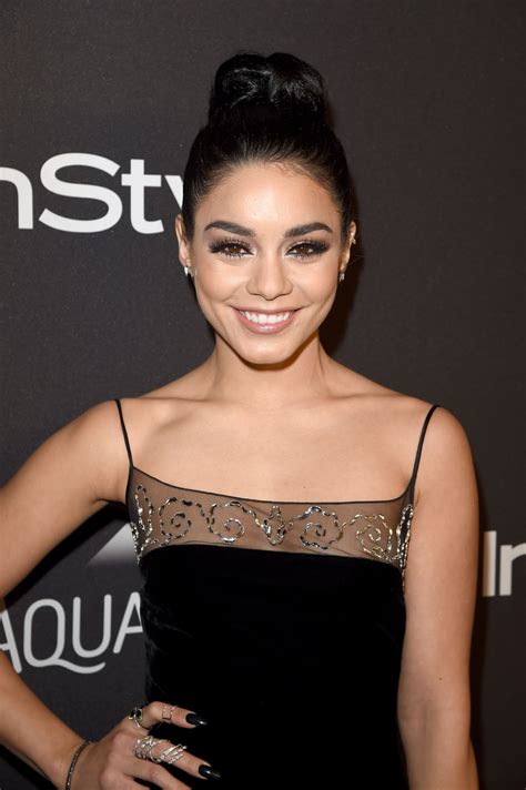 VANESSA HUDGENS at Instyle and Warner Bros. 2016 Golden Globe Awards