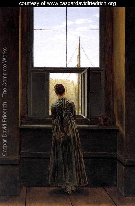 Caspar David Friedrich Woman at a Window 1822 | Painting, Caspar david ...