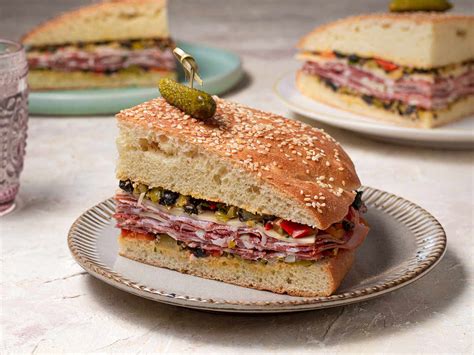 classic  orleans muffuletta sandwich recipe