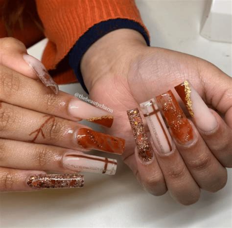 60+ Stunning Burnt Orange Nails Designs Ready for Fall