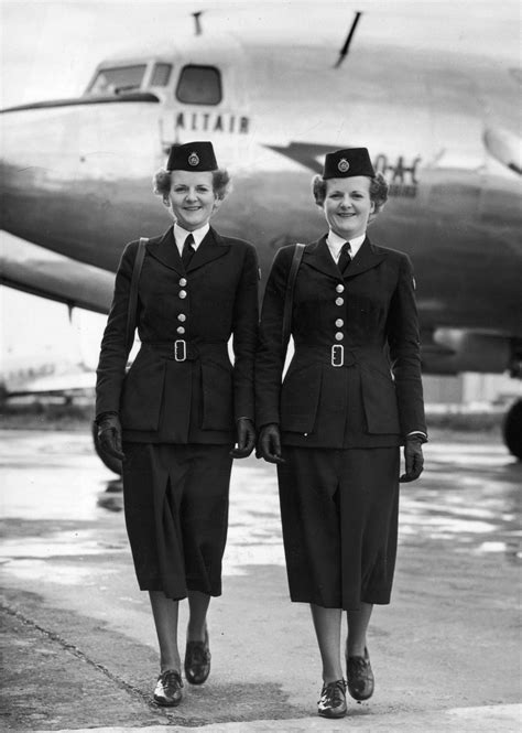47 Stunning Photos Of Flight Attendant Uniforms Over The Years