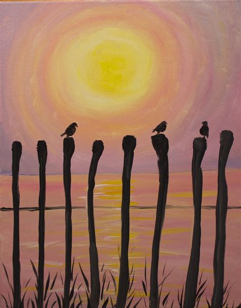 Paint Nite painting | Nature inspiration, Painting, Paint nite