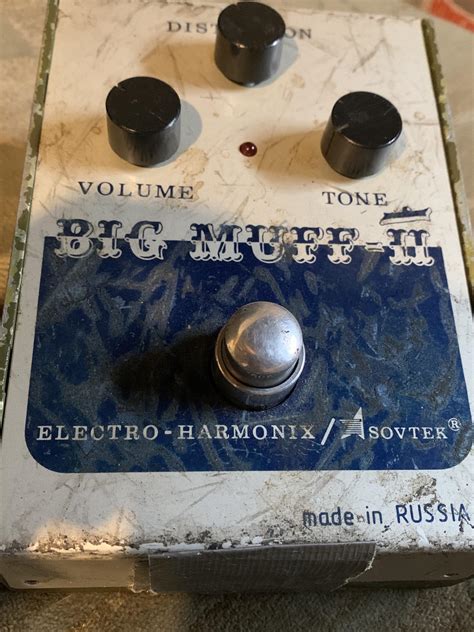 The most insanely well loved big muffs I’ve ever used. This one