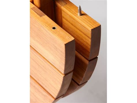 TEAK Тиковый складной стол, круглый Ø80 см.