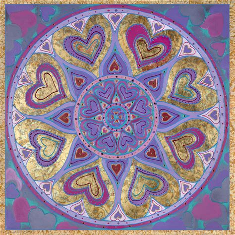 Kisses Love Mandala | Mandalas.com