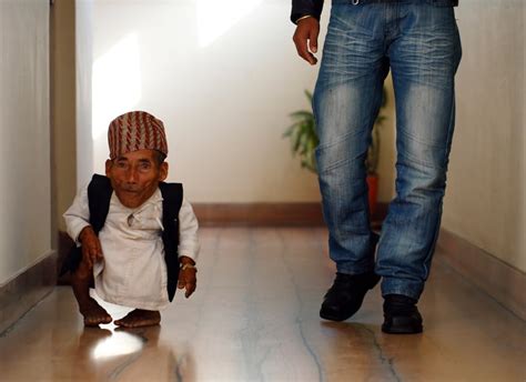Man from Nepal hopes to snatch title of world's shortest man
